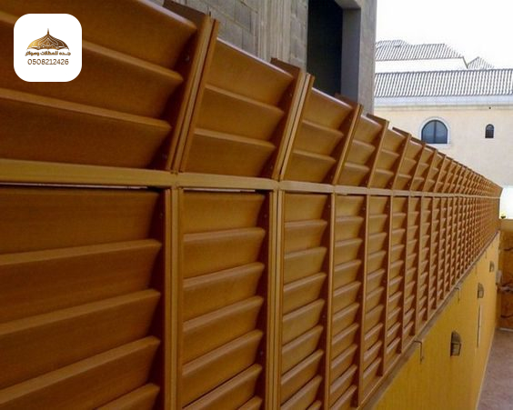 سواتر خشبية شرائح ومجدولة بجدة